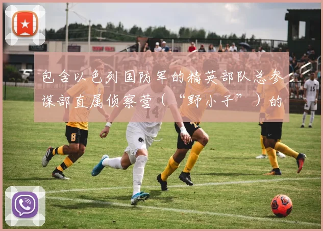 包含以色列国防军的精英部队总参谋部直属侦察营（“野小子”）的成员