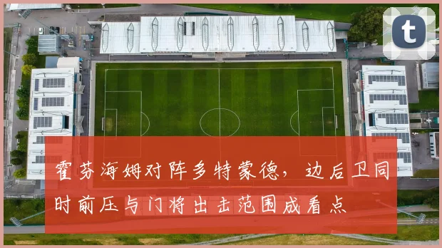 霍芬海姆对阵多特蒙德，边后卫同时前压与门将出击范围成看点